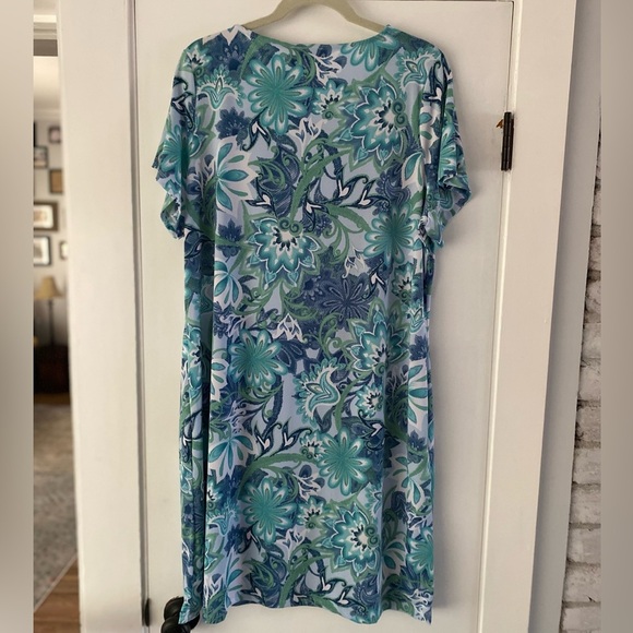 Zermatt Floral Short Sleeve Dress Woman’s Dress Size XL - Picture 9 of 9